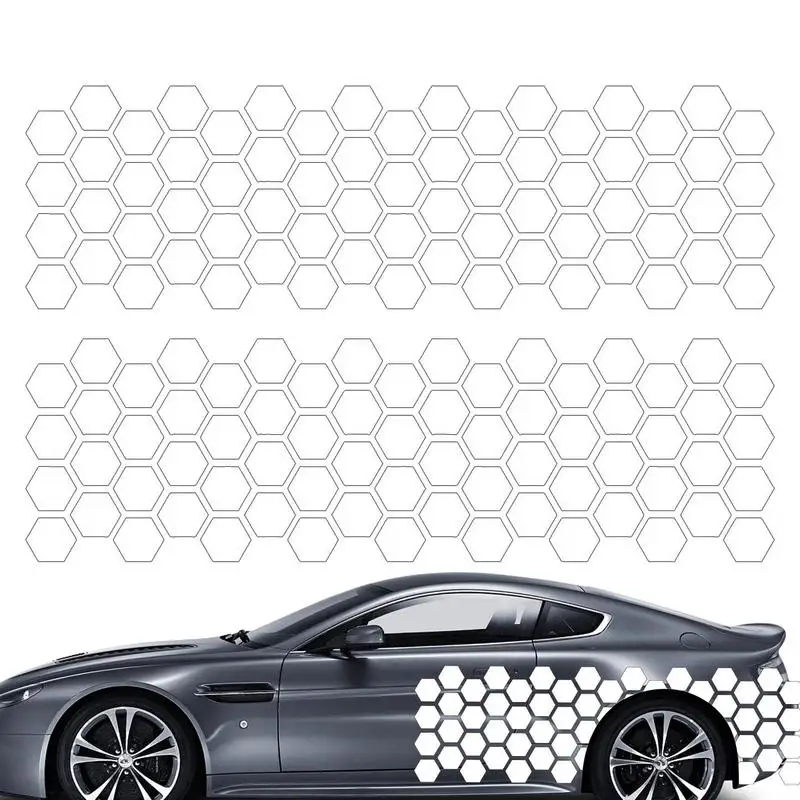 Honeycomb Car Sticker 2Pcs Car Side Body Decals Waterproof Car Body Sticker 70.86 X 21.65 Inch Decal For Cars SUV Truck Off-Road
Honeycomb Car Sticker 2Pcs Car Side Body Decals Waterproof Car Body Sticker 70.86 X 21.65 Inch Decal For Cars SUV Truck Off-Road