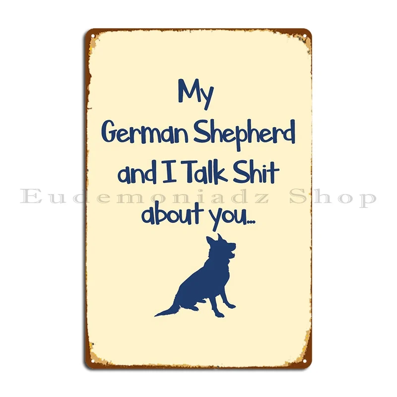 Немецкая овчарская металлическая вывеска дизайн гаража вечерние клуб Железный постер оловянный плакат 
Немецкая овчарская металлическая вывеска дизайн гаража вечерние клуб Железный постер оловянный плакат