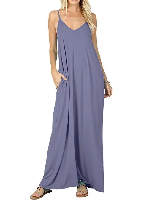 Summer solid color pocket sling vest, loose long dress in stock sexy dress summer dress bodycon dress
Summer solid color pocket sling vest, loose long dress in stock sexy dress summer dress bodycon dress