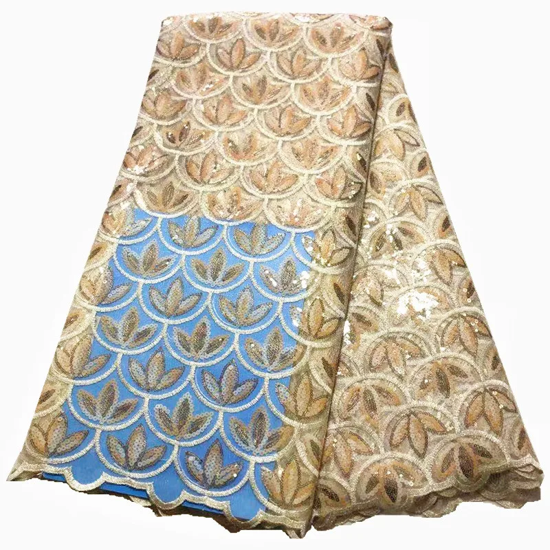 Sequins Gold Lace French Mesh Lace Embroidery African Tulle Lace Fabric For Party Dress 5yards
Sequins Gold Lace French Mesh Lace Embroidery African Tulle Lace Fabric For Party Dress 5yards