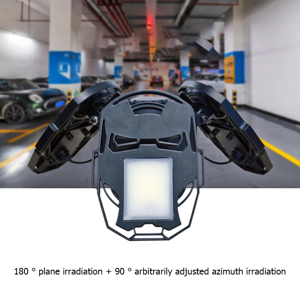 60W E27 120LED Durable Folded Fan 3-blade Lighting Garage Warehouse Lights Deformable Radar Induction Ceiling Lamp
60W E27 120LED Durable Folded Fan 3-blade Lighting Garage Warehouse Lights Deformable Radar Induction Ceiling Lamp