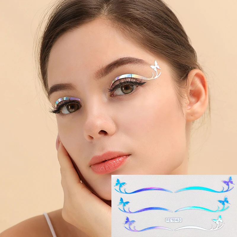 Hot Face Art Decorations Colorful Makeup Eye Stickers Laser Face Decorative Makeup Eyeliner Stickers Women Party Tattoo Stickers 
Hot Face Art Decorations Colorful Makeup Eye Stickers Laser Face Decorative Makeup Eyeliner Stickers Women Party Tattoo Stickers