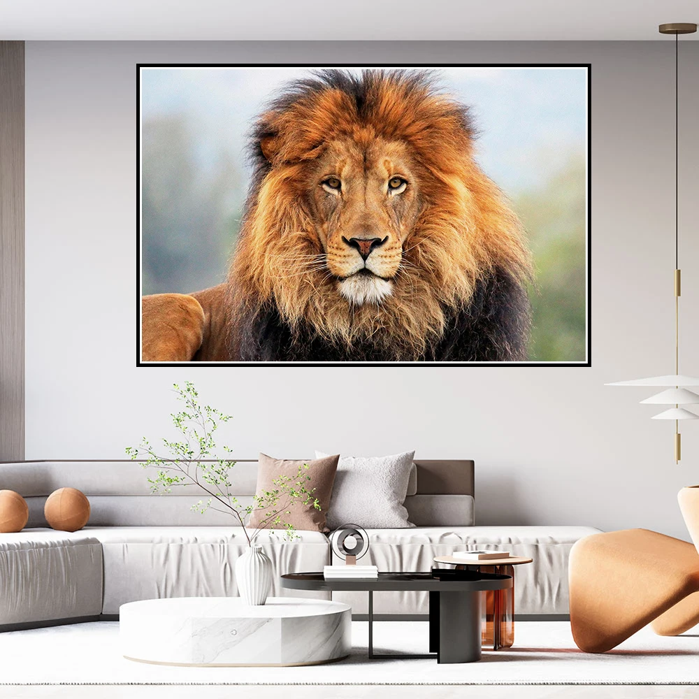 African Lion Wildlife Moder Realistic Animals Canvas Painting Wall Art Picture Print Gallery Living Room Interior Home Decor
African Lion Wildlife Moder Realistic Animals Canvas Painting Wall Art Picture Print Gallery Living Room Interior Home Decor
