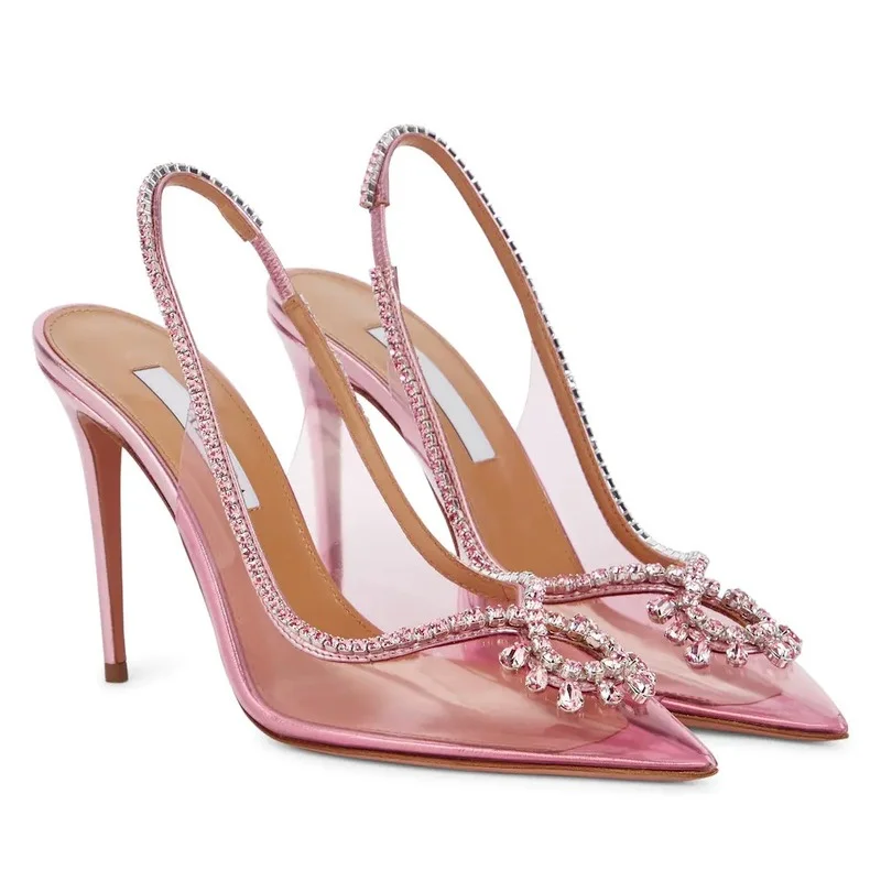 2022 New Women Sandals Crystal Embellished Pointed Toe Stiletto Heel Sandals Slingback High Hees Pumps Handmade Plus Size 34-42
2022 New Women Sandals Crystal Embellished Pointed Toe Stiletto Heel Sandals Slingback High Hees Pumps Handmade Plus Size 34-42