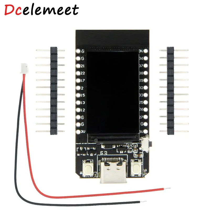 T-Display 4MB 1.14 Inch LCD Control Board ESP32 WiFi And Bluetooth-Compatible Module Development Board Low Power 
T-Display 4MB 1.14 Inch LCD Control Board ESP32 WiFi And Bluetooth-Compatible Module Development Board Low Power