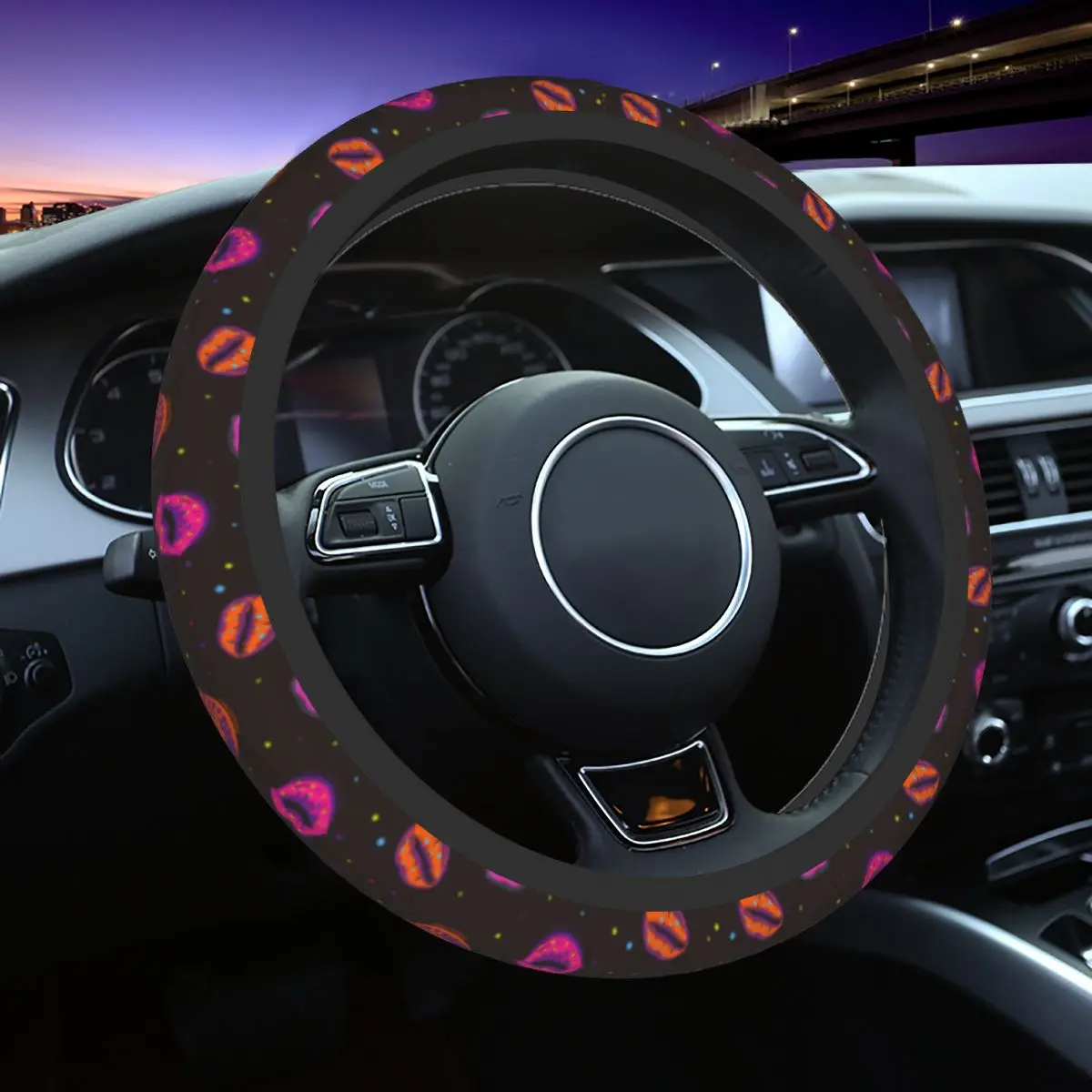 Red Lips Lipstick Car Steering Wheel Cover 37-38 Soft Ciolorful Steering Wheel Protector Suitable Car-styling Car Accessories
Red Lips Lipstick Car Steering Wheel Cover 37-38 Soft Ciolorful Steering Wheel Protector Suitable Car-styling Car Accessories