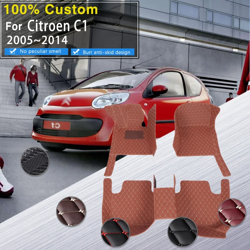 Car Floor Mats For Citroën C1 PM PN 2005~2014 3door Anti-pollution Pads Floor Mat Mud Alfombrilla Coche Car Accessories Interior
Car Floor Mats For Citroën C1 PM PN 2005~2014 3door Anti-pollution Pads Floor Mat Mud Alfombrilla Coche Car Accessories Interior