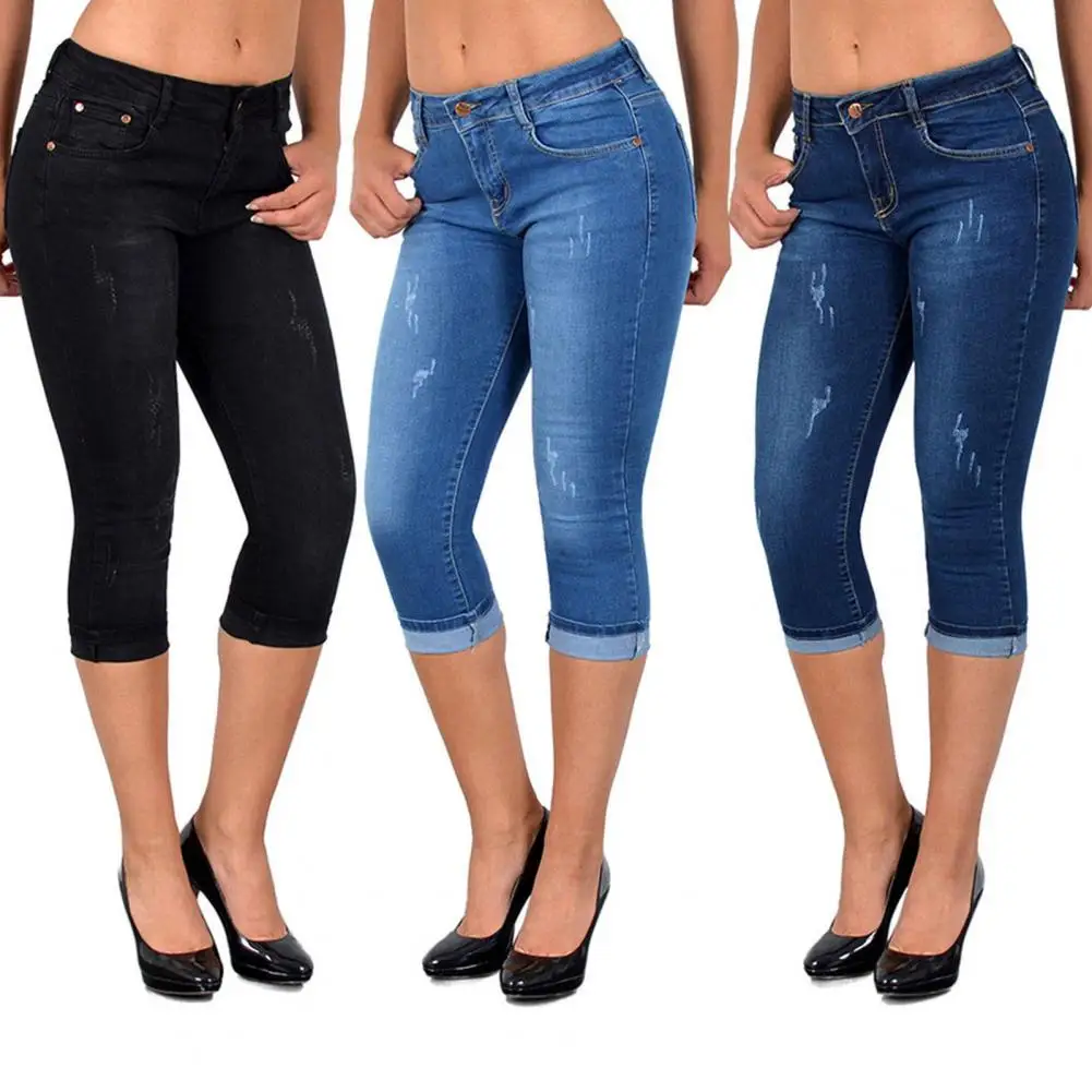 Shrink Resistant Popular Cropped Denim Capri Pants Plus Size Denim Pants Skinny for Dating
Shrink Resistant Popular Cropped Denim Capri Pants Plus Size Denim Pants Skinny for Dating