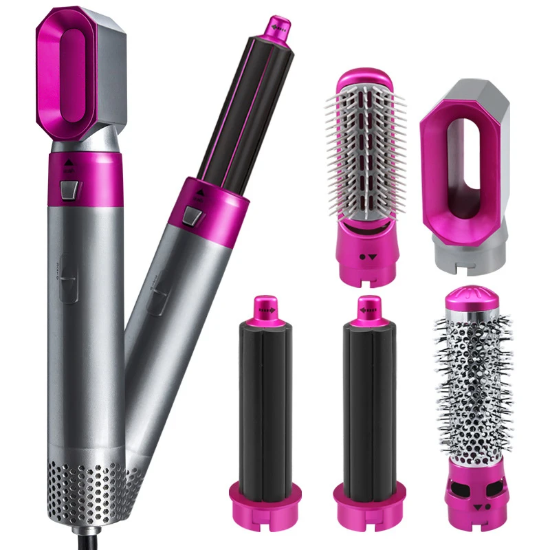 5 in 1 Hair Dryer Negative Ion Hot Air Comb Volumizer Hair Straightener Curler Fast Heating Anti-scalding Hairdryer 110-220V
5 in 1 Hair Dryer Negative Ion Hot Air Comb Volumizer Hair Straightener Curler Fast Heating Anti-scalding Hairdryer 110-220V