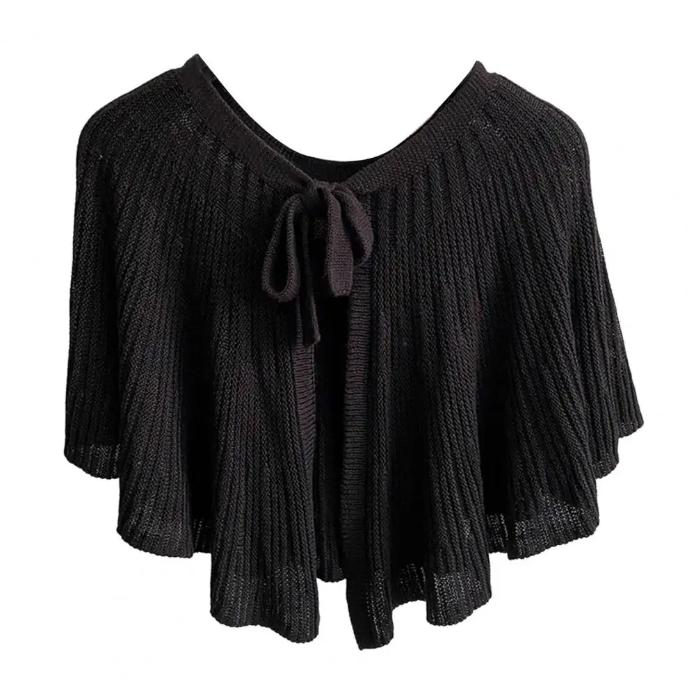 Hollow Out Knitted Women Shawl Front Lace-up Shirt Fake Collar Shoulders Warm Small Shawl Clothing Accessories
Hollow Out Knitted Women Shawl Front Lace-up Shirt Fake Collar Shoulders Warm Small Shawl Clothing Accessories