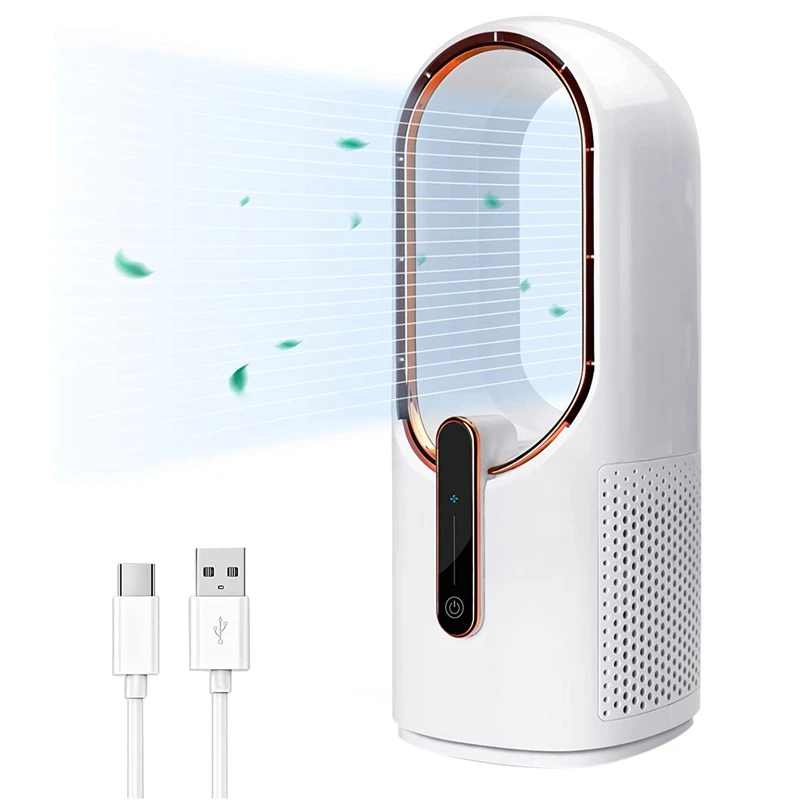 Portable Desk Fan USB Rechargeable Battery Operated Bladeless Fan Personal Small Quiet Fan For Home Office Bedroom
Portable Desk Fan USB Rechargeable Battery Operated Bladeless Fan Personal Small Quiet Fan For Home Office Bedroom