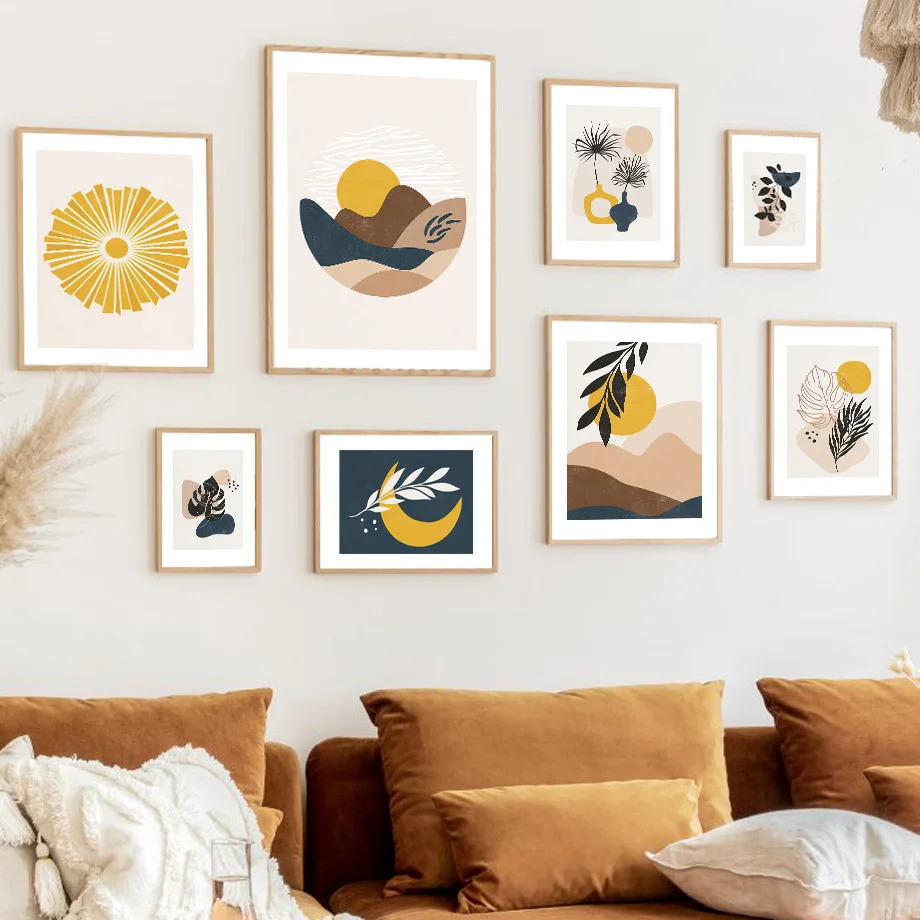 Boho Mid Century Beige Sun Moon Botanical Wall Art Canvas Painting Nordic Posters And Prints Wall Pictures For Living Room Decor
Boho Mid Century Beige Sun Moon Botanical Wall Art Canvas Painting Nordic Posters And Prints Wall Pictures For Living Room Decor