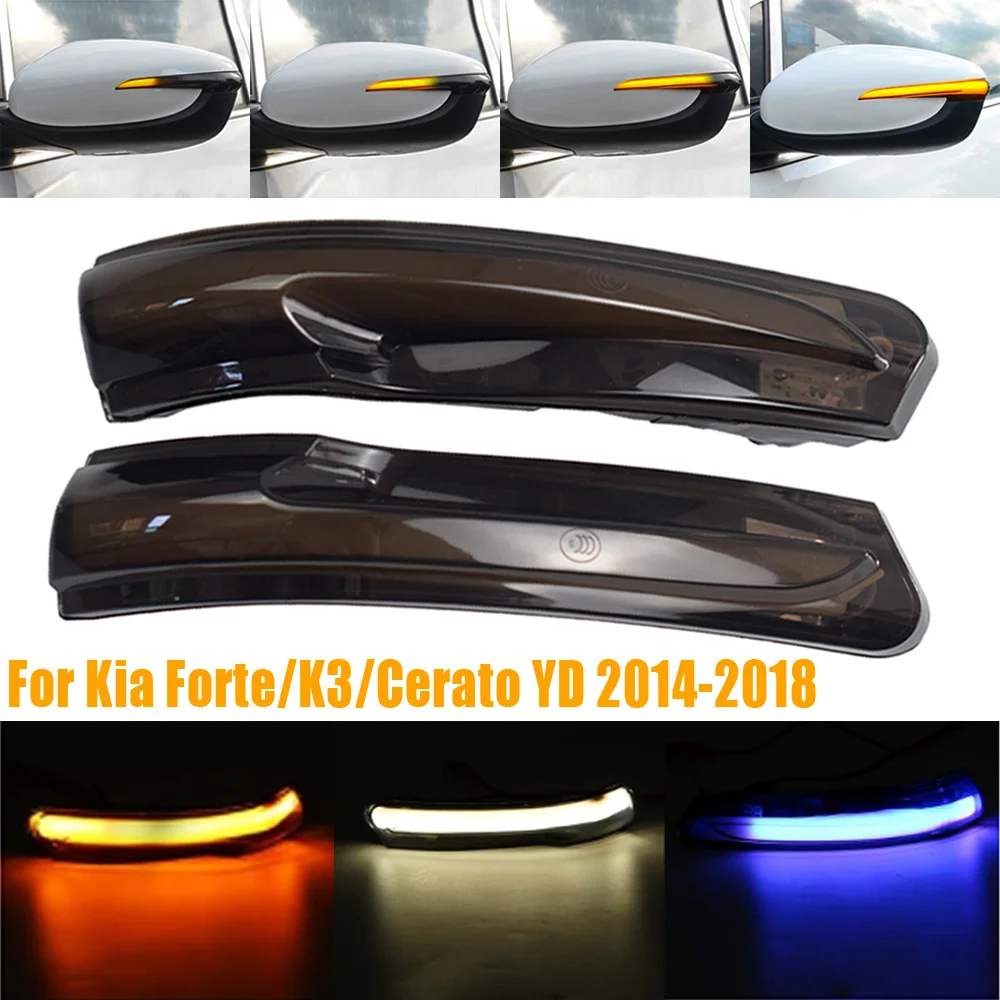 For Kia K3 Forte YD 14- 2018 Ceed (JD) 13-2018 Yellow & Blue LED Dynamic Turn Signal Light Side Wing Rearview Mirror Indicator
For Kia K3 Forte YD 14- 2018 Ceed (JD) 13-2018 Yellow & Blue LED Dynamic Turn Signal Light Side Wing Rearview Mirror Indicator