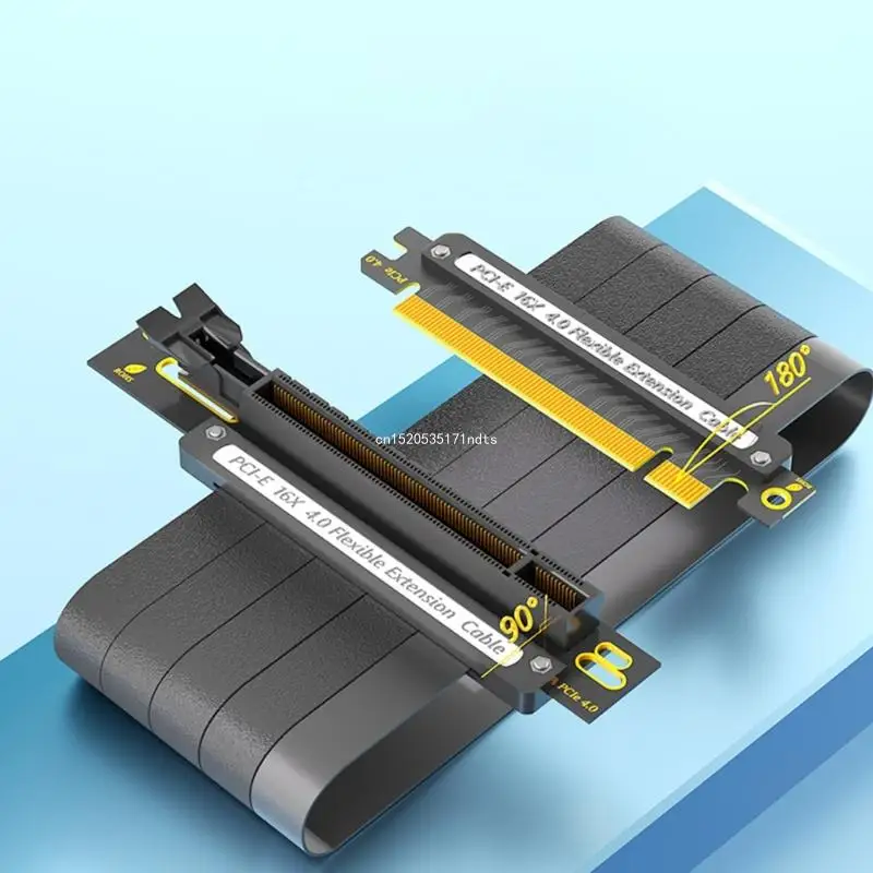 

Высокоскоростной удлинительный кабель для карты PCIE X16, 90°, 180°, удлинительный провод PCIExpress, Прямая поставка