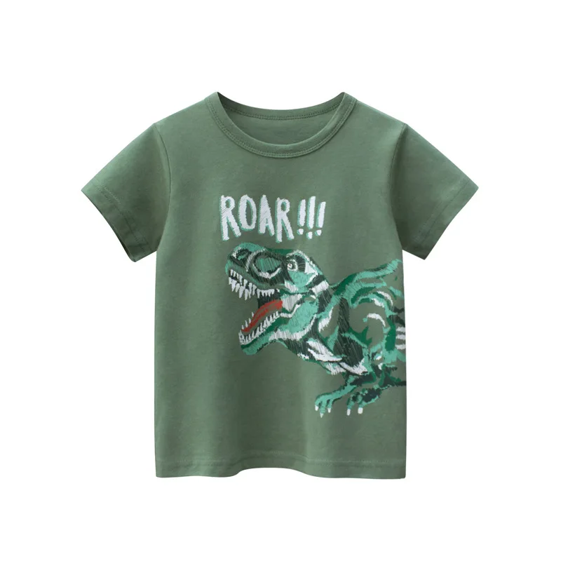 Summer 2022 Children's Clothing Cartoon Dinosaur Letters Boys Clothes Fashion Short Sleeve Kids T-shirts Cotton Top Dropshipping 
Summer 2022 Children's Clothing Cartoon Dinosaur Letters Boys Clothes Fashion Short Sleeve Kids T-shirts Cotton Top Dropshipping