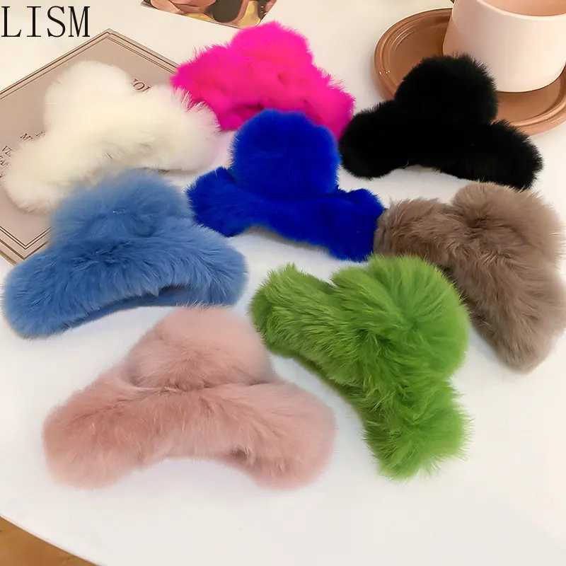 New Autumn and Winter Plush Barrettes Korean Fashion Simple Commute Grip Sisters All-Match Hair Accessories hair clips tiaras
New Autumn and Winter Plush Barrettes Korean Fashion Simple Commute Grip Sisters All-Match Hair Accessories hair clips tiaras