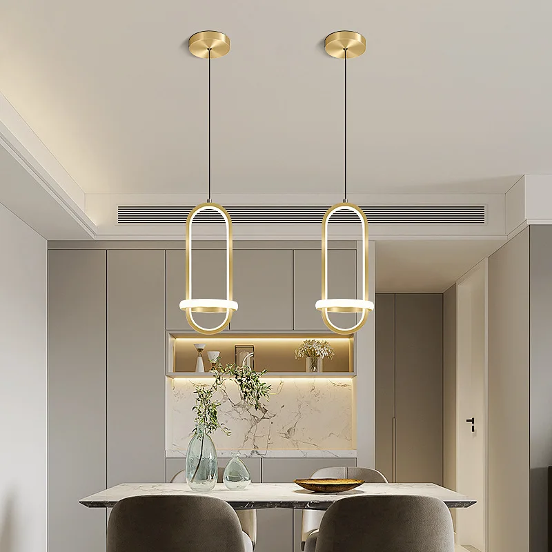Nordic LED Pendant Light Modern Minimalist Gold Chandelier for Bedroom Dinnig Room Bedside Loft Room Indoor Lighting Fixture
Nordic LED Pendant Light Modern Minimalist Gold Chandelier for Bedroom Dinnig Room Bedside Loft Room Indoor Lighting Fixture