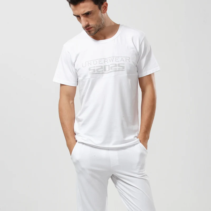 Nightwear Clothes Cotton Pants Set Men Set Comfortable Pyjama Men Loungewear Long Sleepwear Pajama Pajamas Home Soft Modal 52025
Nightwear Clothes Cotton Pants Set Men Set Comfortable Pyjama Men Loungewear Long Sleepwear Pajama Pajamas Home Soft Modal 52025