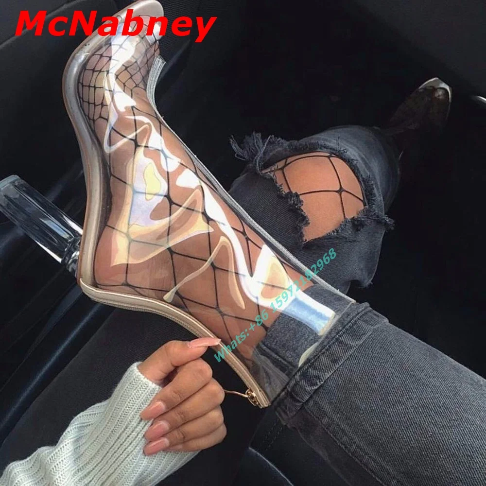 New Transparent Sexy Sandals Crystal Chunky High Heels Open Toe Ankle Boots Summer Shoes Special Style Women Party Dress Sandals
New Transparent Sexy Sandals Crystal Chunky High Heels Open Toe Ankle Boots Summer Shoes Special Style Women Party Dress Sandals