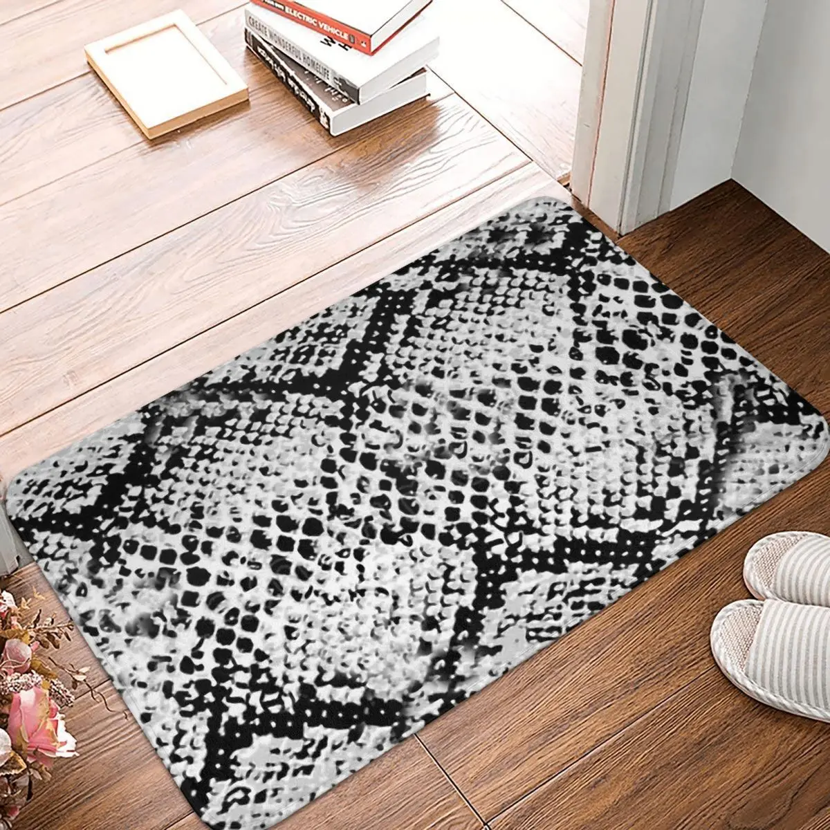 Animal Skin Bath Mat Grey Snakeskin Doormat Flannel Carpet Balcony Rug Home Decoration
Animal Skin Bath Mat Grey Snakeskin Doormat Flannel Carpet Balcony Rug Home Decoration