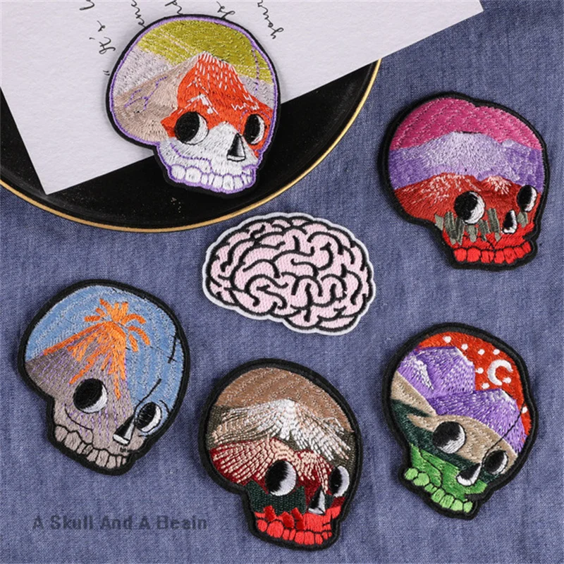 6pcs Colorful brain embroidery logo badge back glue patch paste shoes, hats, bags, clothing accessories embroidery cloth paste
6pcs Colorful brain embroidery logo badge back glue patch paste shoes, hats, bags, clothing accessories embroidery cloth paste