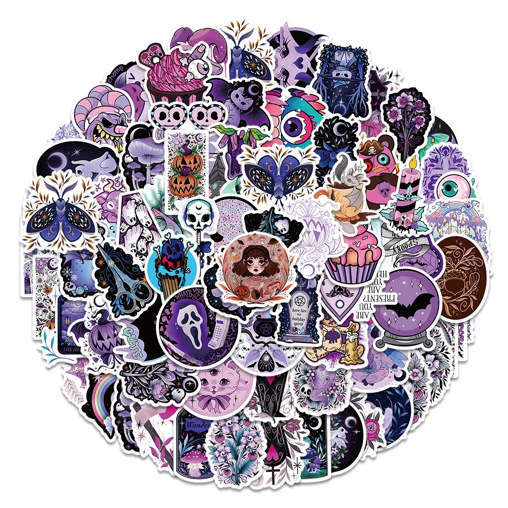 10/30/50/100pcs Cute Cartoon Gothic Evil Witch Ghost Stickers Luggage Guitar Fridge Car Scooter Halloween Sticker Vinyl Decals
10/30/50/100pcs Cute Cartoon Gothic Evil Witch Ghost Stickers Luggage Guitar Fridge Car Scooter Halloween Sticker Vinyl Decals