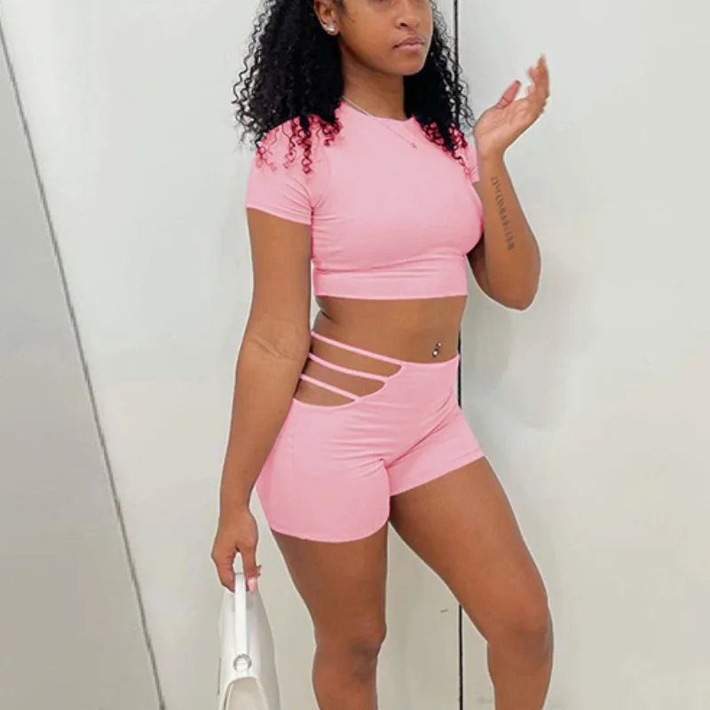 New 2 Two Piece Sets Tracksuit Women Matching Sets Summer Outfits 2023 New Pink Black Short Sleeve Tops Shorts Set Streetwear
New 2 Two Piece Sets Tracksuit Women Matching Sets Summer Outfits 2023 New Pink Black Short Sleeve Tops Shorts Set Streetwear