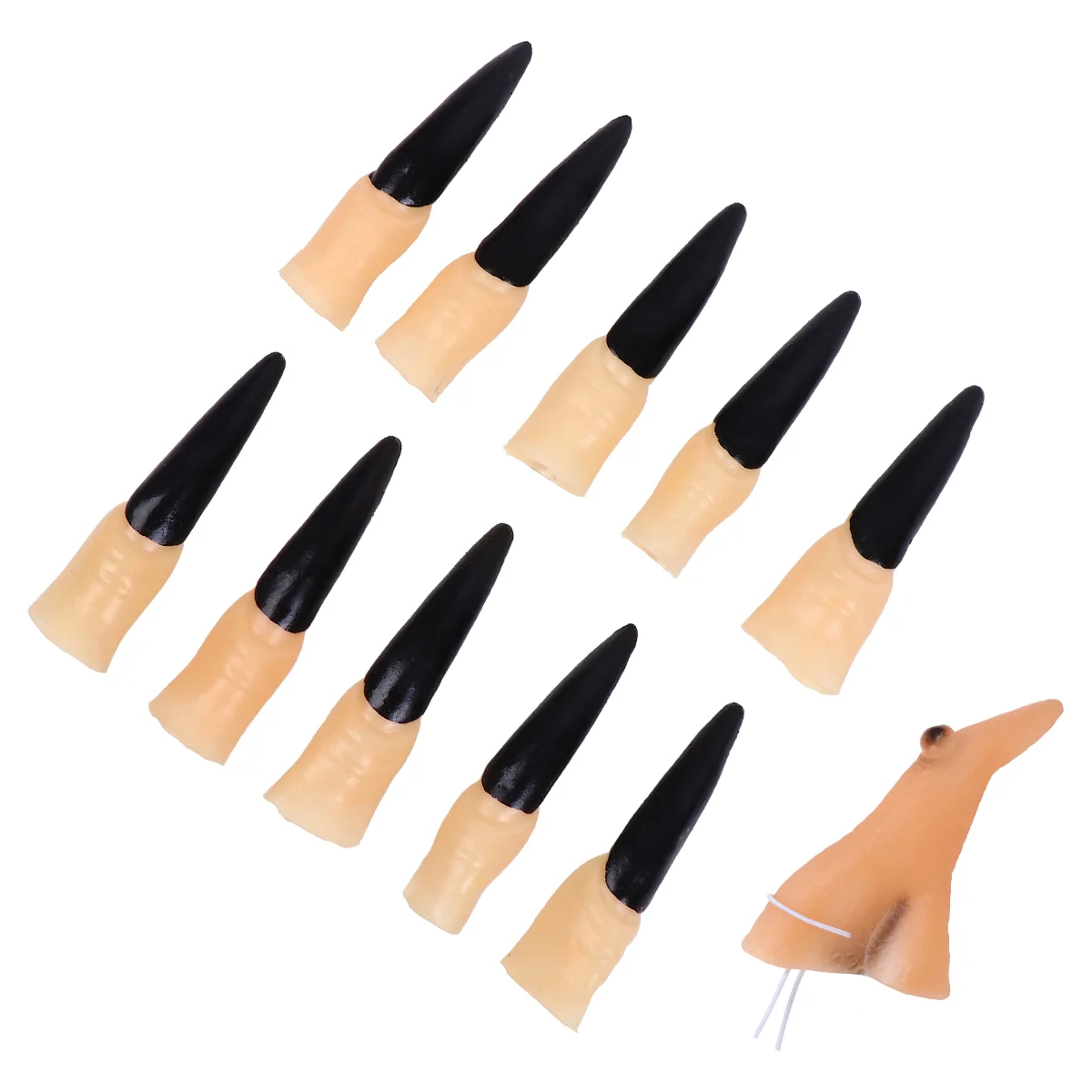 11 Pcs Accessories Finger Nails Halloween Props Outfit Girls Clothing Witches Fingers Rubber Masquerade Child Kids Costumes
11 Pcs Accessories Finger Nails Halloween Props Outfit Girls Clothing Witches Fingers Rubber Masquerade Child Kids Costumes