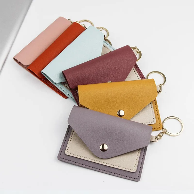 Korean Version Card Holder Cute Student Candy Color Ultra-thin Wallet Multi-card ID Holders Package Keychain Small Wallet Purse
Korean Version Card Holder Cute Student Candy Color Ultra-thin Wallet Multi-card ID Holders Package Keychain Small Wallet Purse