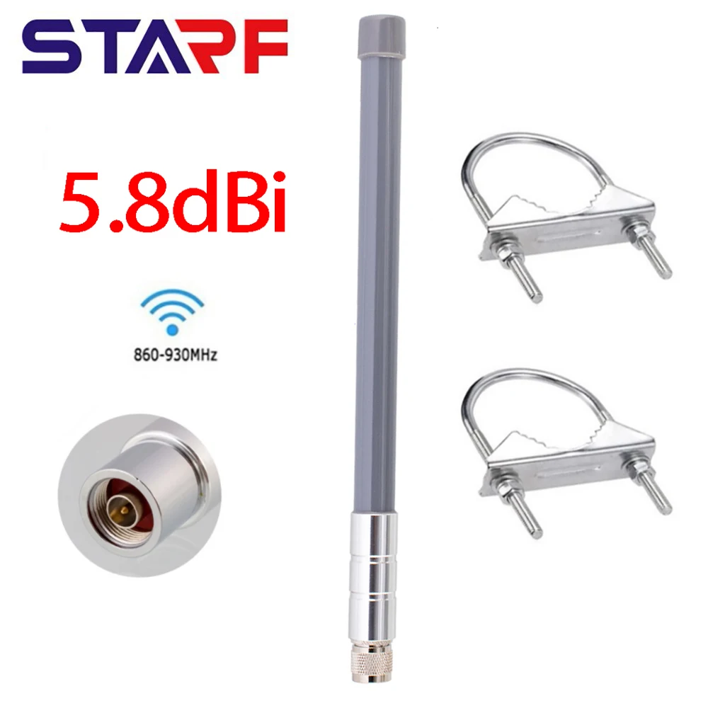 For Helium Miners Antenna 3-5.8dBi 860-930MHz Omni Fiberglass Aerial Antenna N-Male LTE Outdoor Long-distance Receiving Antenna
For Helium Miners Antenna 3-5.8dBi 860-930MHz Omni Fiberglass Aerial Antenna N-Male LTE Outdoor Long-distance Receiving Antenna
