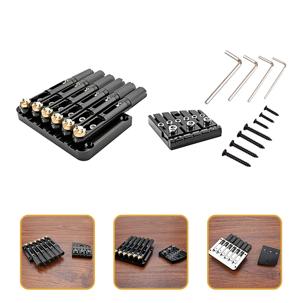 1 Set 6 String Headless Bridge Electric Guitar Bridge Guitar Accessory for Guitar Replacement Performance
1 Set 6 String Headless Bridge Electric Guitar Bridge Guitar Accessory for Guitar Replacement Performance