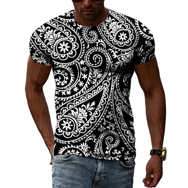 New Tide Summer Fashion Colorful Tibetan Flower Picture Casual Print Tees Hip Hop Personality Round Neck Short Sleev
New Tide Summer Fashion Colorful Tibetan Flower Picture Casual Print Tees Hip Hop Personality Round Neck Short Sleev