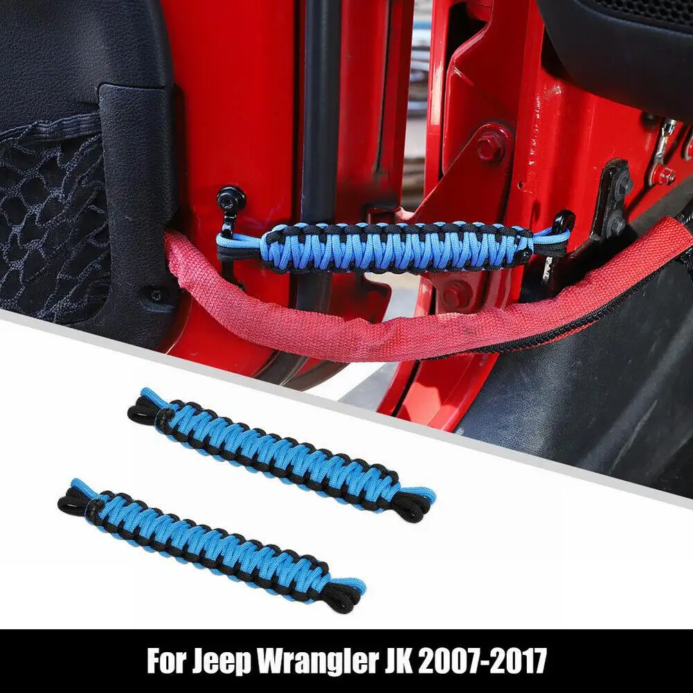 2pcs Car Door Limit Rope Black Blue Limiting Strap Adjustable Restriction Protection Rope For Jeep Wrangler YJ CJ TJ JK
2pcs Car Door Limit Rope Black Blue Limiting Strap Adjustable Restriction Protection Rope For Jeep Wrangler YJ CJ TJ JK