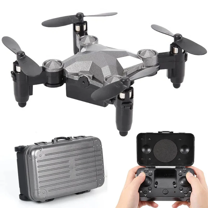 DH-120 2.4G WiFi Luggage Drone Mini Folding Quadcopter Remote Control Altitude Hold Real-Time Transmission FPV 4-Axis RC Drone
DH-120 2.4G WiFi Luggage Drone Mini Folding Quadcopter Remote Control Altitude Hold Real-Time Transmission FPV 4-Axis RC Drone