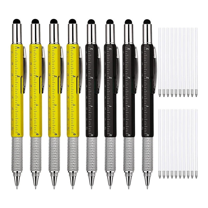 8 Pieces 6 In 1 Multitool Ballpoint Pens Gift Tool Pen Personalized Pen Tool Gadget Pen Gift For Men
8 Pieces 6 In 1 Multitool Ballpoint Pens Gift Tool Pen Personalized Pen Tool Gadget Pen Gift For Men