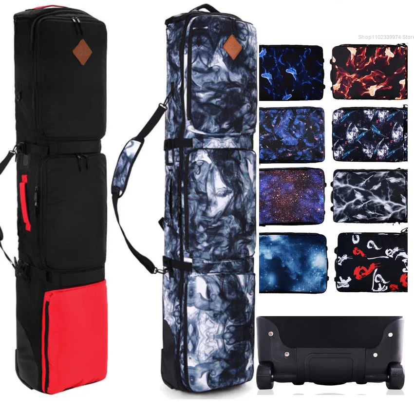 150/ 157/ 166/ 174cm SnowBoard Bag With Wheels /quality thick material big capacity holing 2 pairs of Skis / 1 Snow Board a5336
150/ 157/ 166/ 174cm SnowBoard Bag With Wheels /quality thick material big capacity holing 2 pairs of Skis / 1 Snow Board a5336