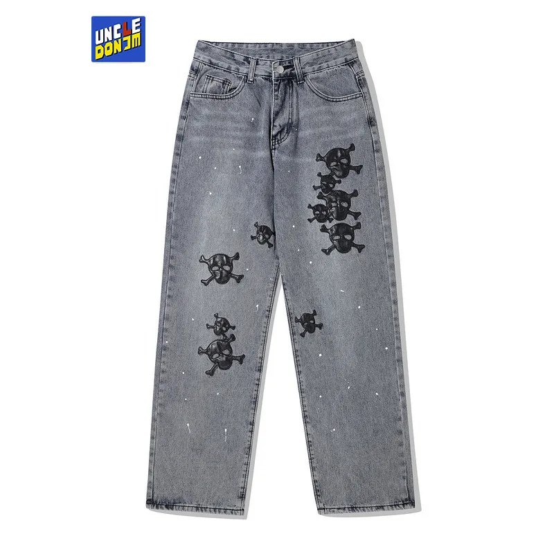 High Street Vintage Denim Jeans Skulls Hip Hop Baggy Jeans Streetwear Trousers Men Cargo Jeans Dropship
High Street Vintage Denim Jeans Skulls Hip Hop Baggy Jeans Streetwear Trousers Men Cargo Jeans Dropship