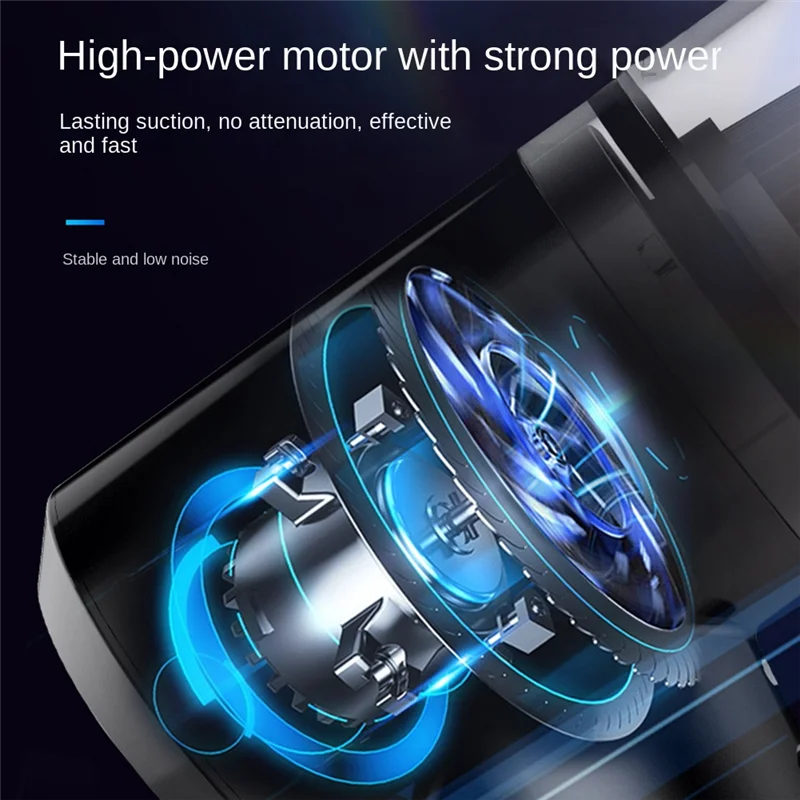 Portable Wet and Dry Car Vacuum Cleaner for Home Appliance 120W Power 9000Pa Suction Wireless Cleaning Appliances White
Portable Wet and Dry Car Vacuum Cleaner for Home Appliance 120W Power 9000Pa Suction Wireless Cleaning Appliances White
