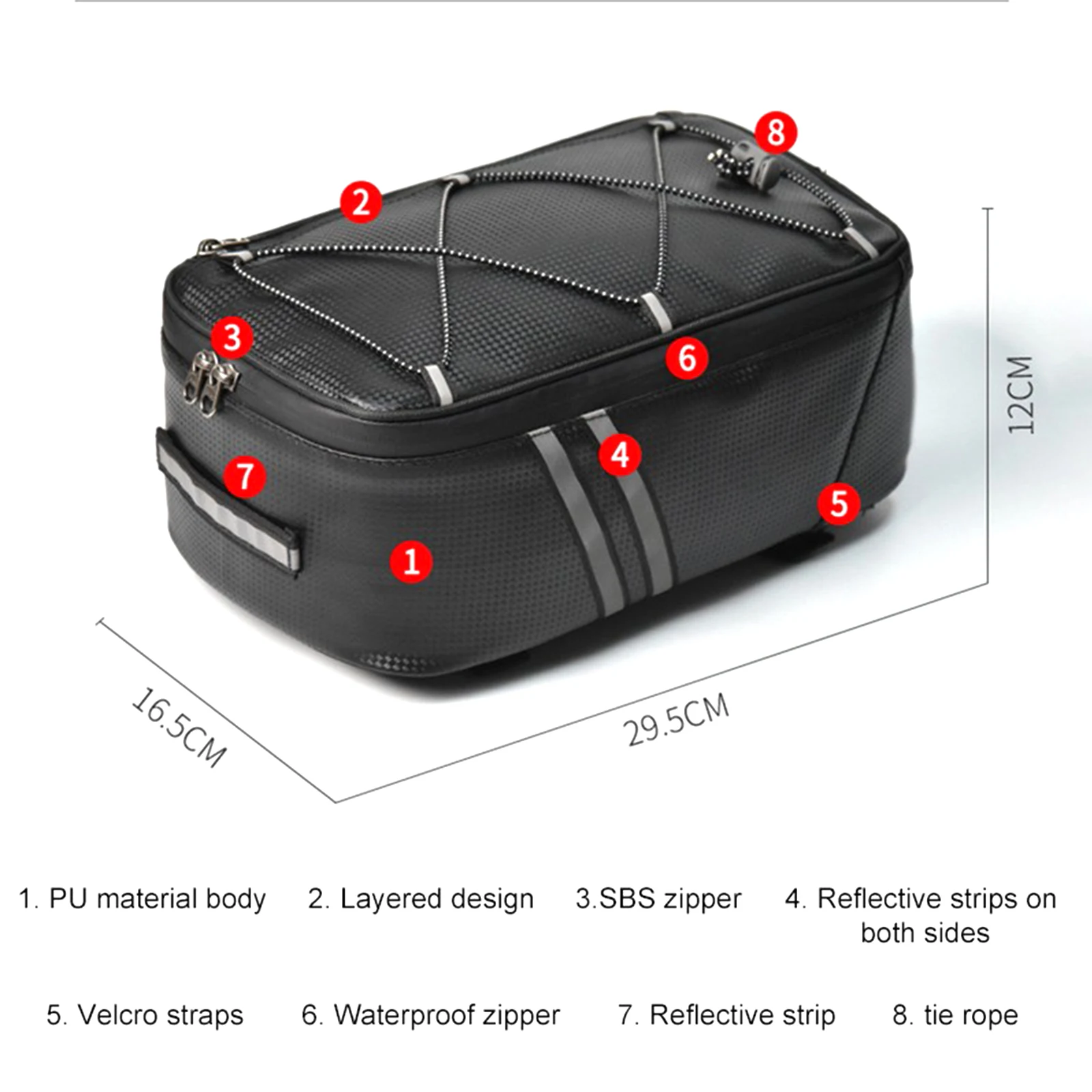 Bicycle Bag Shelf Bag Cycling Rear Shelf Bag Waterproof Pannier With Rain Cover Bicycle Accessories High Quality
Bicycle Bag Shelf Bag Cycling Rear Shelf Bag Waterproof Pannier With Rain Cover Bicycle Accessories High Quality
