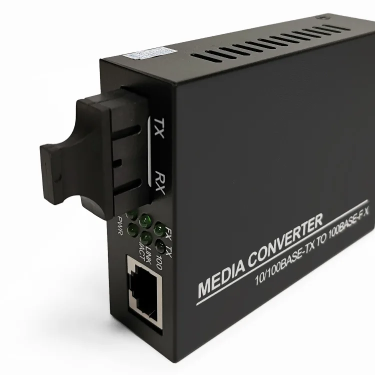 100M Dual Fiber Single Mode Media Converter TLG-F110SA-25 1 RJ45 Port 1 Power Port Fiber Optic Conventer Up to 25km
100M Dual Fiber Single Mode Media Converter TLG-F110SA-25 1 RJ45 Port 1 Power Port Fiber Optic Conventer Up to 25km