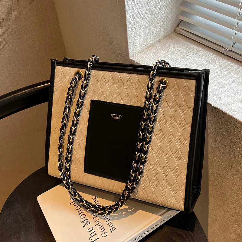 Fashion Large Capacity Tote Bag For Women New Luxury Brand Fashion Ladies Green Brown Solid Color Shoulder Bags
Fashion Large Capacity Tote Bag For Women New Luxury Brand Fashion Ladies Green Brown Solid Color Shoulder Bags