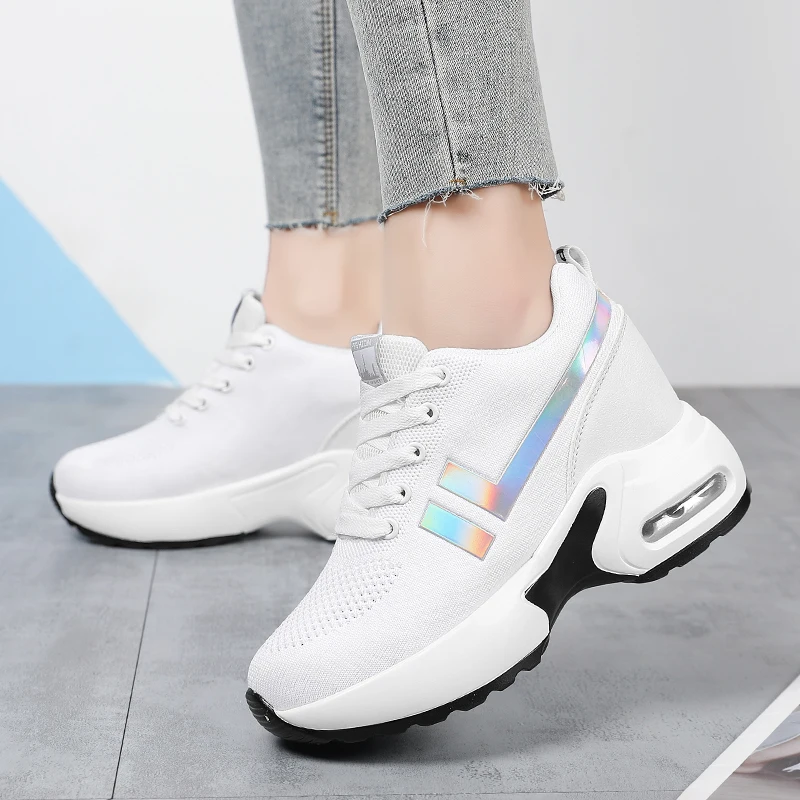 Height Increasing 5CM Women Sport Shoes Black White Girls Walking Shoes Daily Casual Sneakers Breathable Athletic Walk Trainers
Height Increasing 5CM Women Sport Shoes Black White Girls Walking Shoes Daily Casual Sneakers Breathable Athletic Walk Trainers