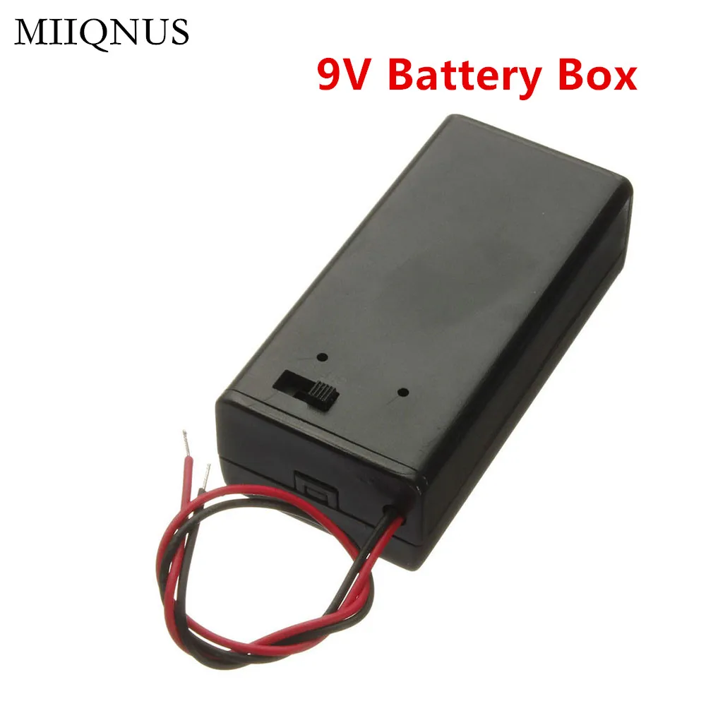 5Pcs/lot 9V Battery Holder 9V Battery Box Case With Wire Lead ON/OFF Switch Cover Case
5Pcs/lot 9V Battery Holder 9V Battery Box Case With Wire Lead ON/OFF Switch Cover Case