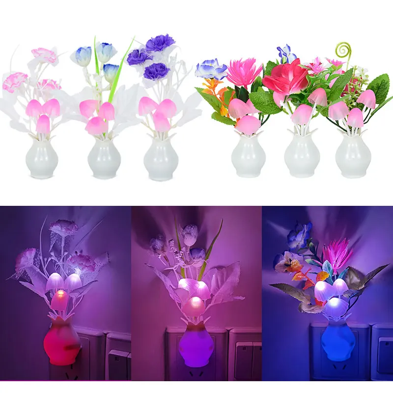 Colorful LED Mushroom Night Lamp Romantic Rose Flower Night Lighting For Home Kids Bedroom Decor Birthday Party Gift Supplies
Colorful LED Mushroom Night Lamp Romantic Rose Flower Night Lighting For Home Kids Bedroom Decor Birthday Party Gift Supplies