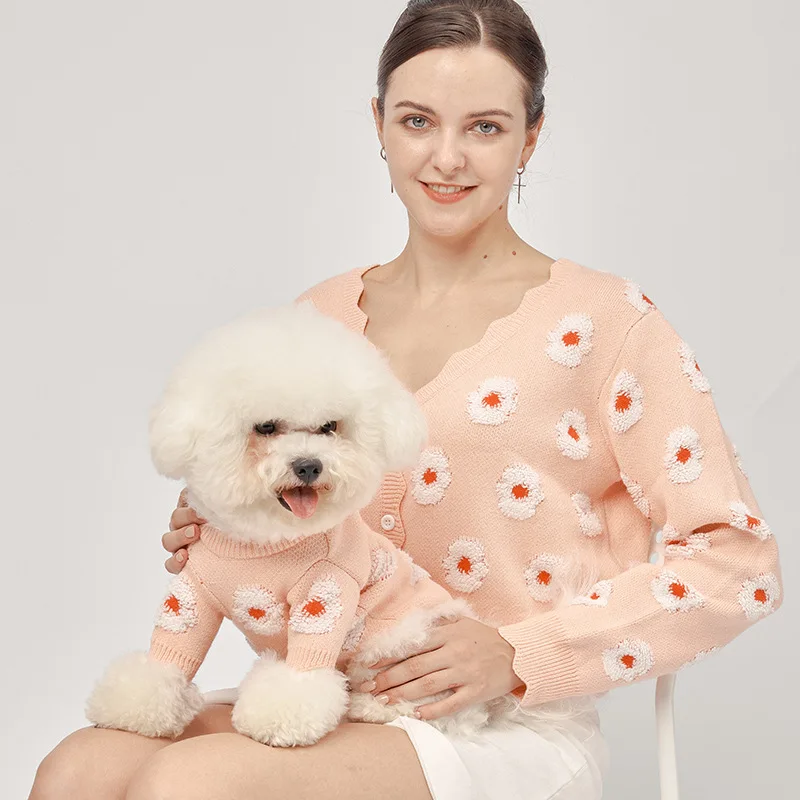 The New Dog Sweaters for Small Dogs Cat Sweater Parent-child Suit Autumn and Winter Printing Six Sizes Pink
The New Dog Sweaters for Small Dogs Cat Sweater Parent-child Suit Autumn and Winter Printing Six Sizes Pink
