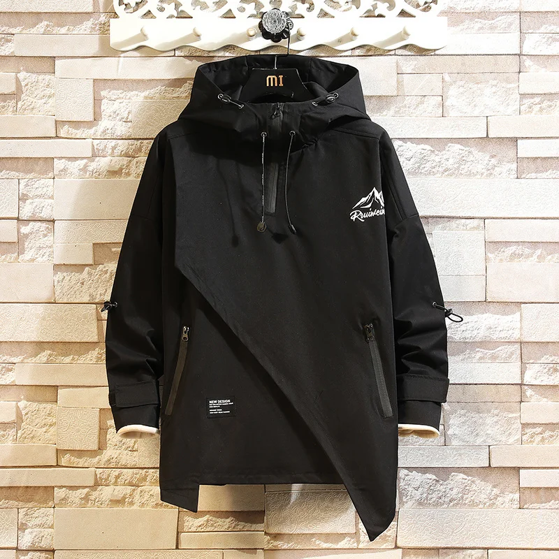 Men Jacket Korea Fashion 2023 Spring ded Jack Black Patchwork Zipper Coats Streetwear OverSize Men Clothing
Men Jacket Korea Fashion 2023 Spring ded Jack Black Patchwork Zipper Coats Streetwear OverSize Men Clothing