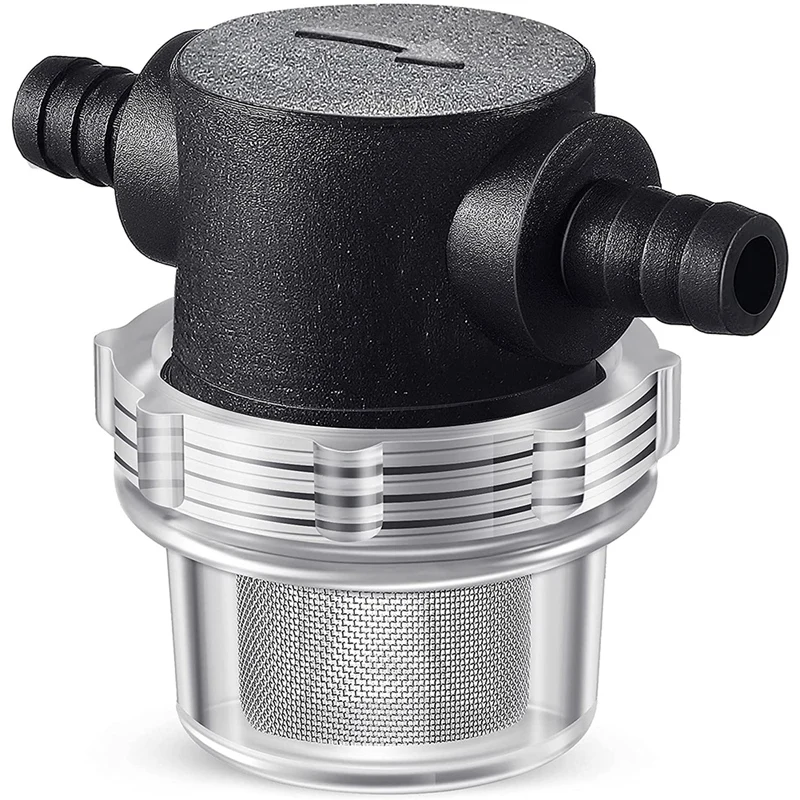 New-Water Pump Strainer,3/8 Inch Hose Barb In-Line Strainer Twist-On Pipe Sprayer Filter For Water Pump 12V DC 80PSI Camper
New-Water Pump Strainer,3/8 Inch Hose Barb In-Line Strainer Twist-On Pipe Sprayer Filter For Water Pump 12V DC 80PSI Camper