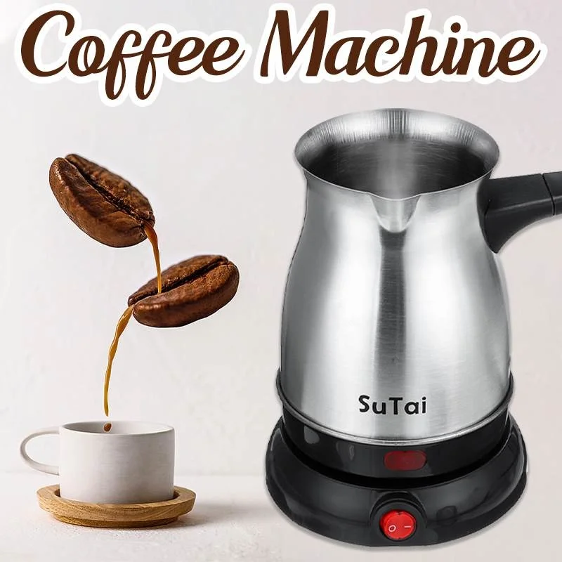 800ml Portable Mini Turkey Coffee Pot Electric Heaters Stove Electrical Coffee Pot Milk Water Coffee Tea Heating Furnace
800ml Portable Mini Turkey Coffee Pot Electric Heaters Stove Electrical Coffee Pot Milk Water Coffee Tea Heating Furnace