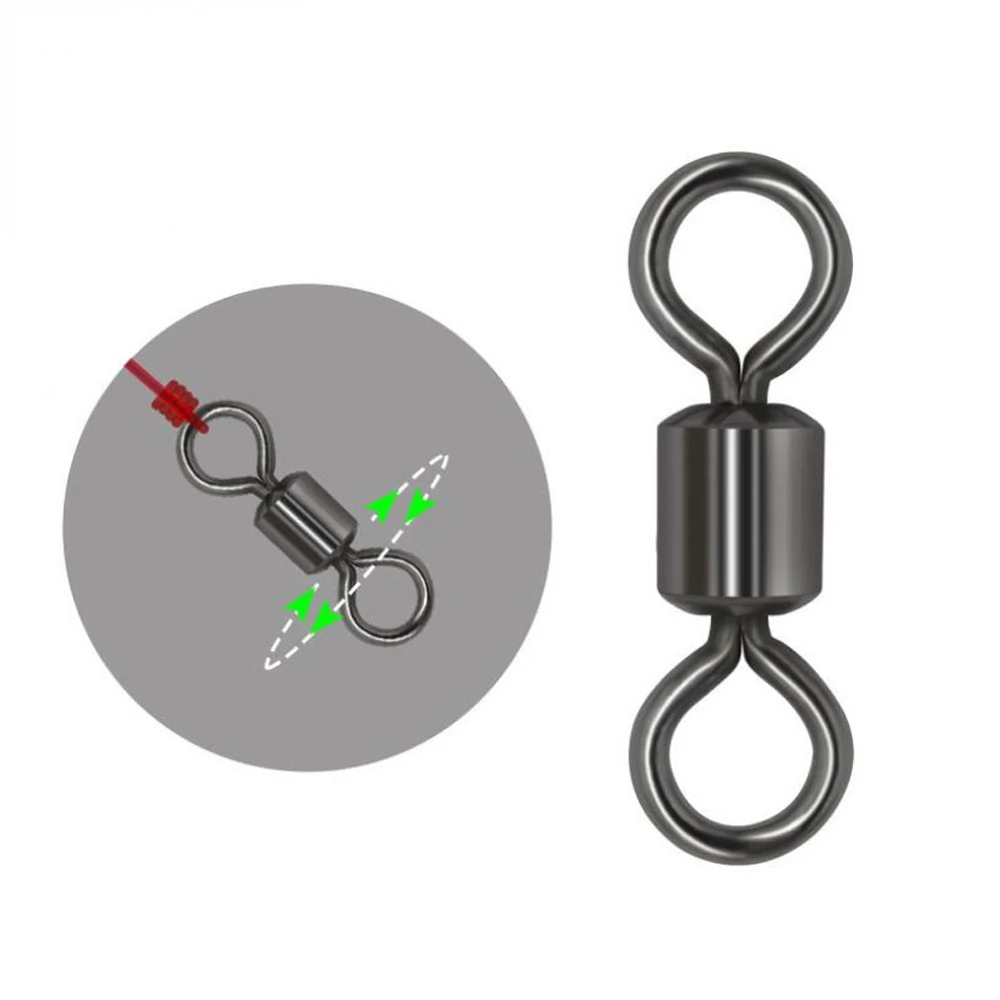 TIANNSII Fishing Swivels Bearing Rolling Swivels Fishhooks Lures Connector for Carp Fishing Accessories Fishing goods
TIANNSII Fishing Swivels Bearing Rolling Swivels Fishhooks Lures Connector for Carp Fishing Accessories Fishing goods