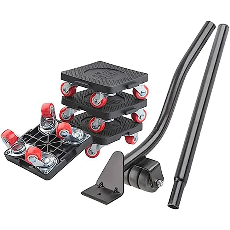 

1Set Furniture Moving Tool, With 4 Wheels And Portable Lift, For Moving Furniture, Refrigerators, Sofas Portable 880 Lbs